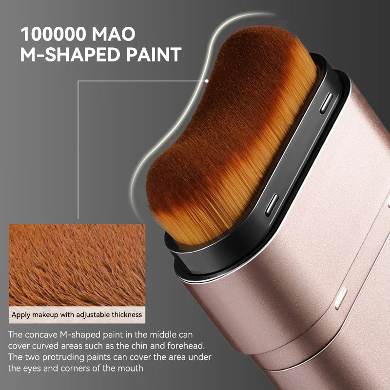 kendalbeauty Hydrating Foundation, Natural-Looking, Moisturizing, Shiny, Thin and Lightweight, Double-Headed Makeup Foundation That Rotates for Easy Use, with Its Own Brush, Waterproof, Easy to Apply Makeup, and Easy for Beginners to Use.