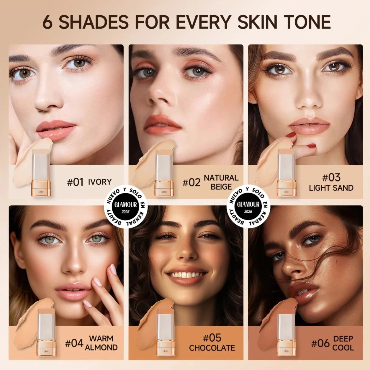 La base de maquillaje ultra-ligero de 30 segundos_ Aplica, difumina y lista