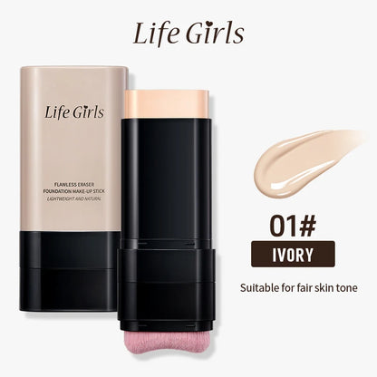 kendalbeauty Hydrating Foundation, Natural-Looking, Moisturizing, Shiny, Thin and Lightweight, Double-Headed Makeup Foundation That Rotates for Easy Use, with Its Own Brush, Waterproof, Easy to Apply Makeup, and Easy for Beginners to Use.