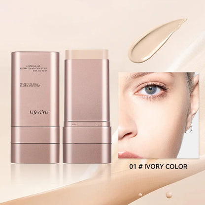 kendalbeauty Hydrating Foundation, Natural-Looking, Moisturizing, Shiny, Thin and Lightweight, Double-Headed Makeup Foundation That Rotates for Easy Use, with Its Own Brush, Waterproof, Easy to Apply Makeup, and Easy for Beginners to Use.